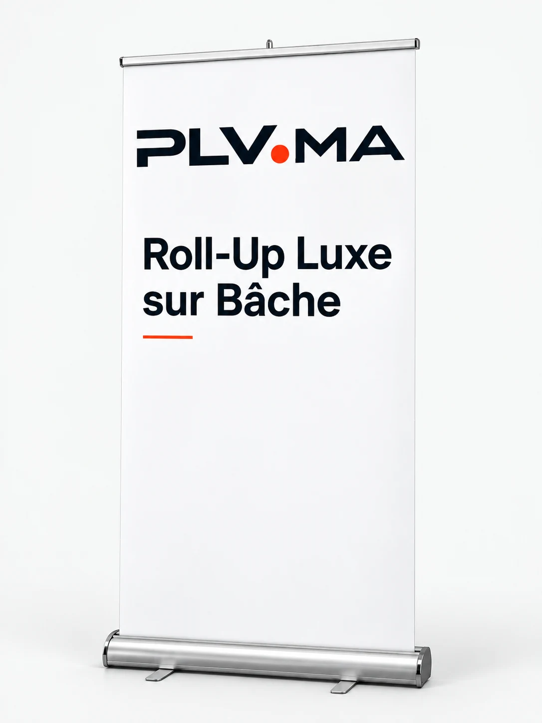 Roll-Up Luxe — support publicitaire PLV au Maroc