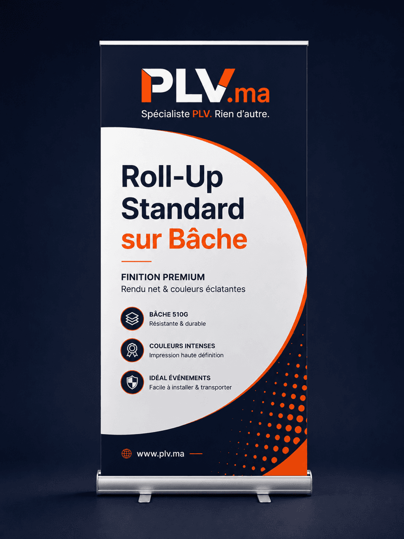 Roll-Up Standard 85×200 cm — Bâche